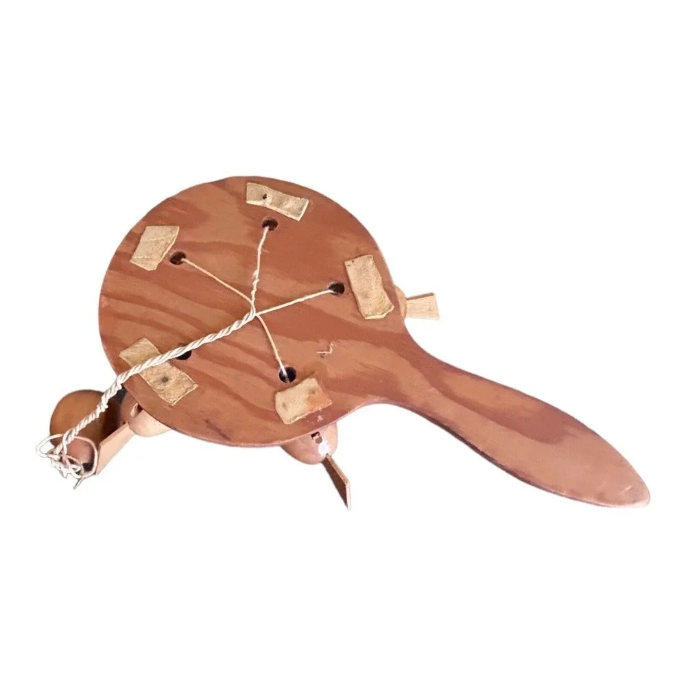 Vintage Wooden Pecking Chickens Movable‎ Toy
